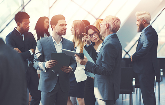 Group of business people in the office